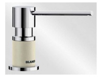 Дозатор Blanco Lato хром/мягкий белый