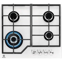 Поверхность газовая Electrolux KGG 64362W закаленное стекло белый