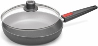 Сковорода Woll Titanium Nowo d-26см h-5см съемная ручка c крышкой под/кор