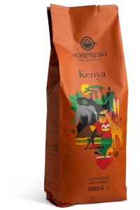 Кофе в зернах Sorpreso Kenya Prima 1,0 кг