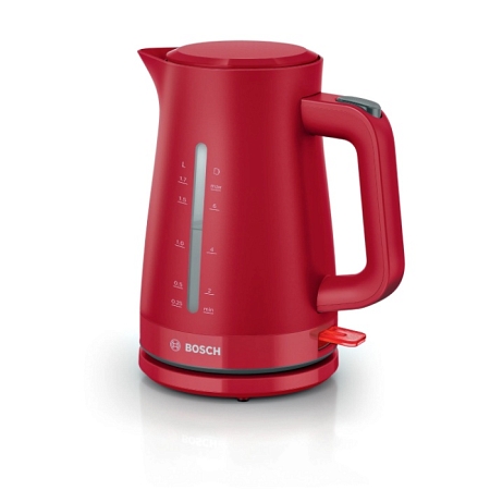 Чайник Bosch TWK3M124 1,7 л. пластик красный
