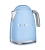 Чайник Smeg KLF03PBEU 1.7л нерж. сталь голубой