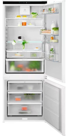 Холодильник Electrolux E7TNGE75S 700 TwinTech NoFrost встр. 188 см