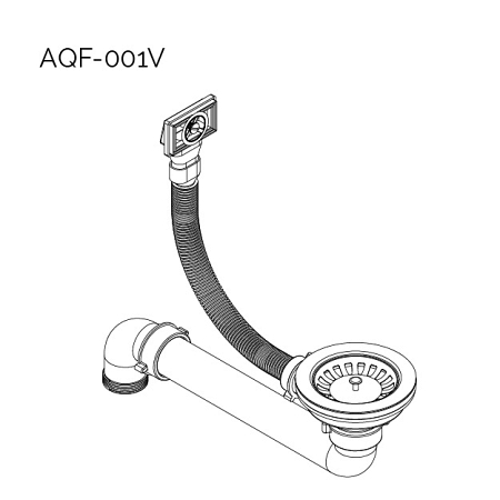 Перелив к мойке Aquasanita AIR100N