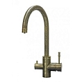 Смеситель Aquasanita Decor 2963 состаренная латунь