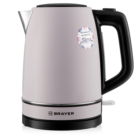Чайник Brayer BR1082 1.7 л нерж. сталь сиреневый