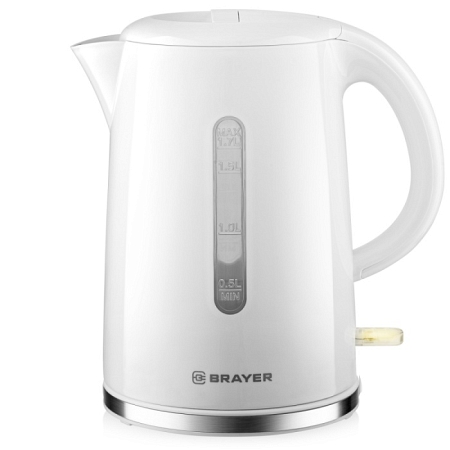 Чайник Brayer BR6108 1.7 л пластик белый