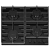 Поверхность газовая Gorenje GT642SYB закаленное стекло черный