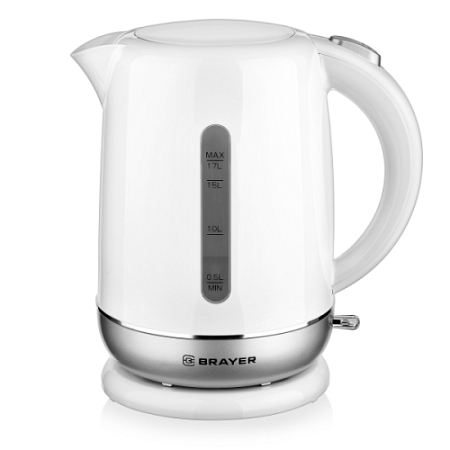Чайник Brayer BR1011 1.7 л пластик белый