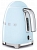Чайник Smeg KLF03PBEU 1.7л нерж. сталь голубой